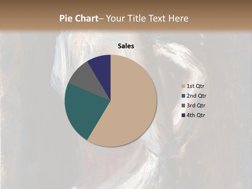 A Painting Of A Woman In A White Dress PowerPoint Template