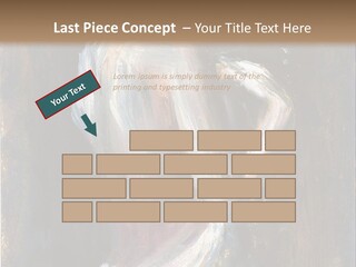 A Painting Of A Woman In A White Dress PowerPoint Template