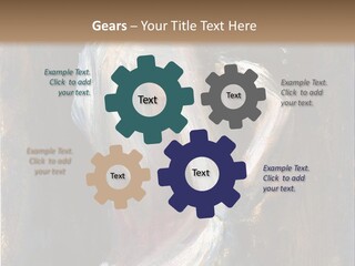 A Painting Of A Woman In A White Dress PowerPoint Template