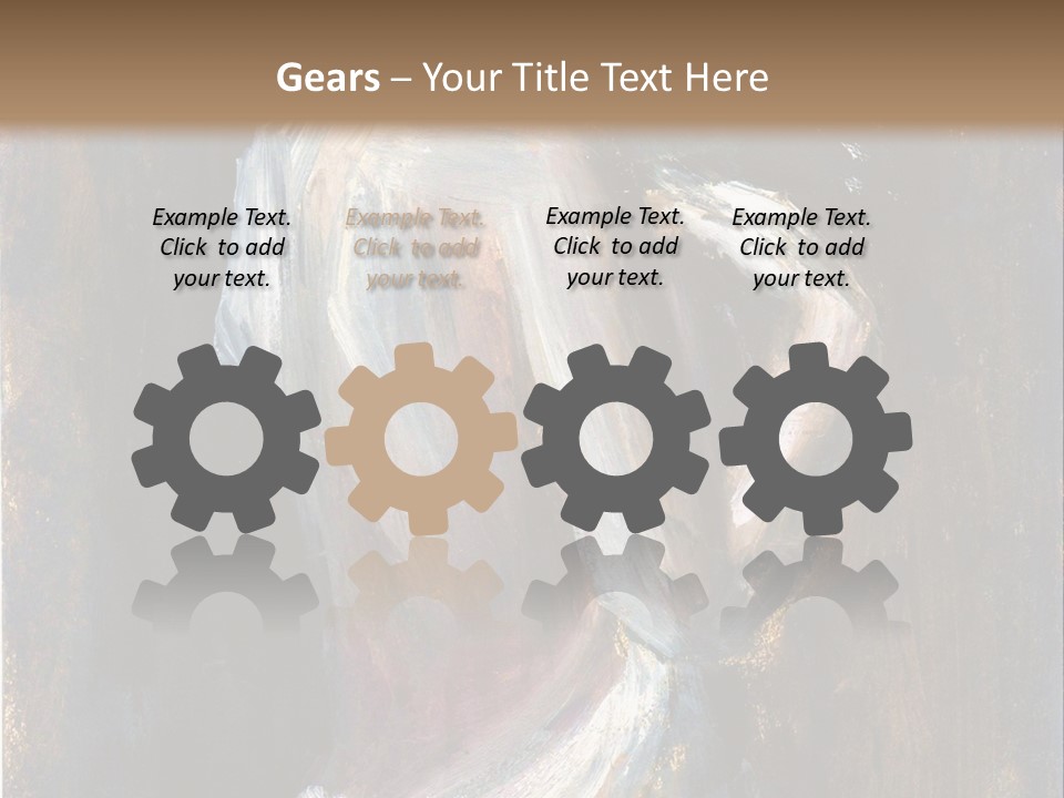 A Painting Of A Woman In A White Dress PowerPoint Template