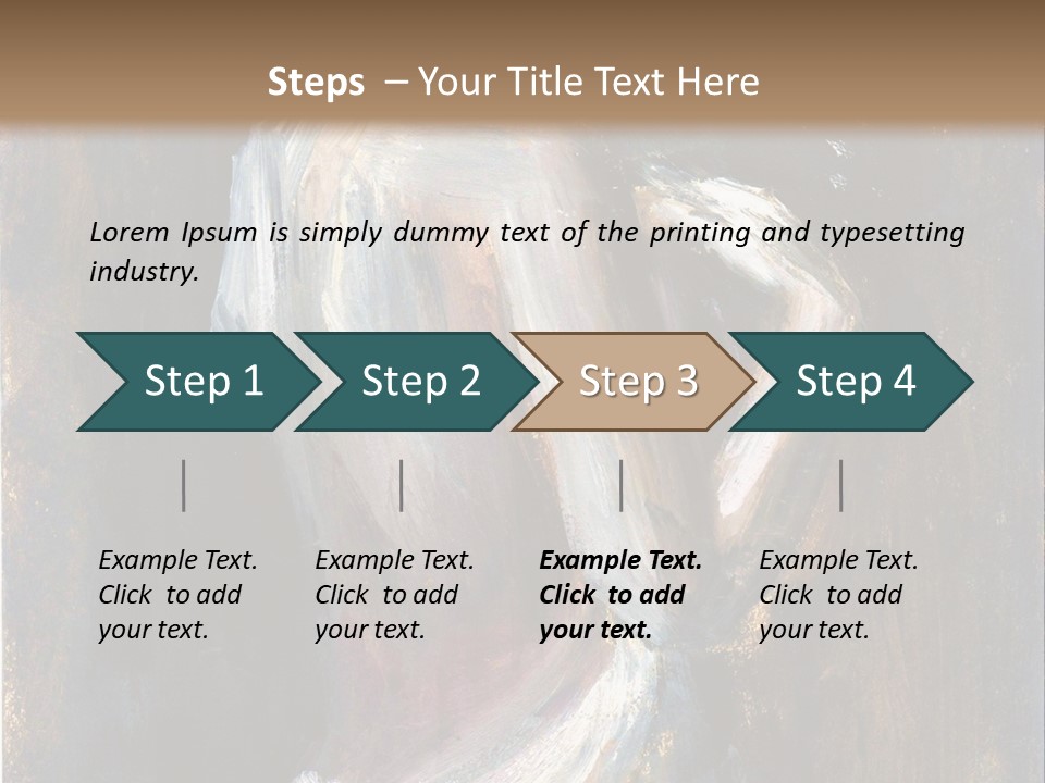 A Painting Of A Woman In A White Dress PowerPoint Template