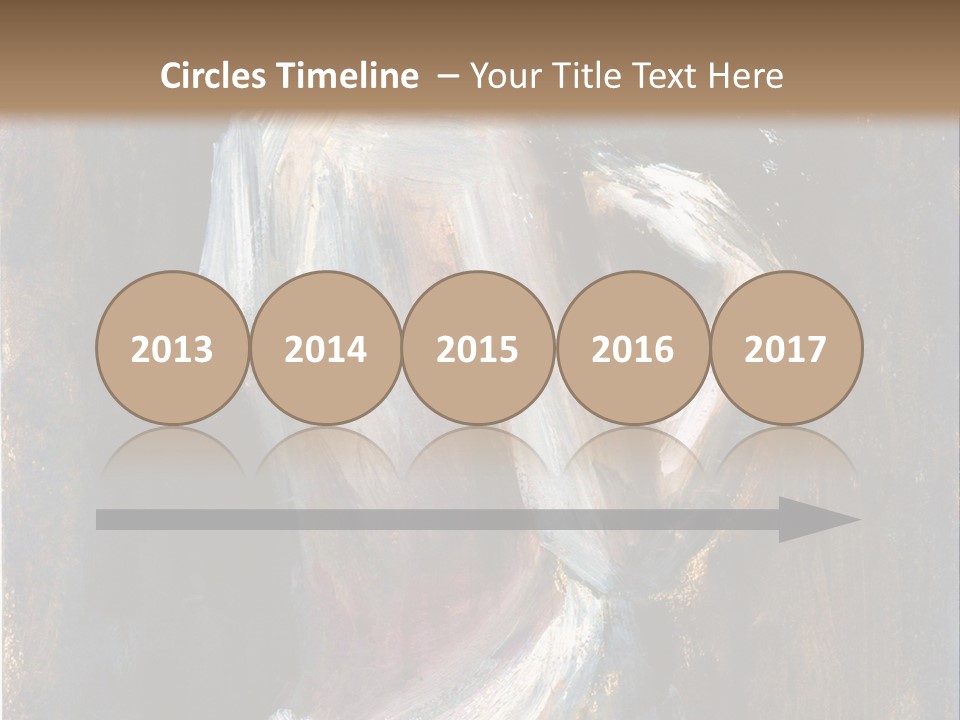 A Painting Of A Woman In A White Dress PowerPoint Template