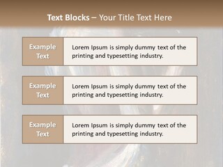 A Painting Of A Woman In A White Dress PowerPoint Template