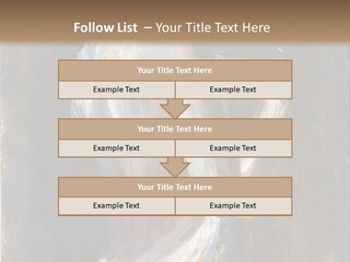 A Painting Of A Woman In A White Dress PowerPoint Template