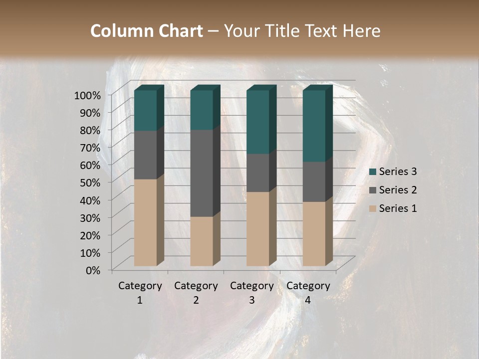 A Painting Of A Woman In A White Dress PowerPoint Template