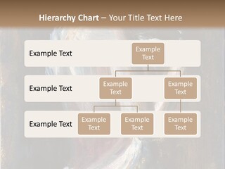 A Painting Of A Woman In A White Dress PowerPoint Template