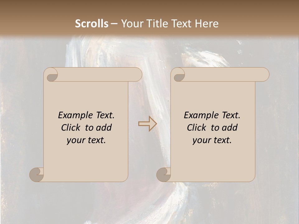 A Painting Of A Woman In A White Dress PowerPoint Template