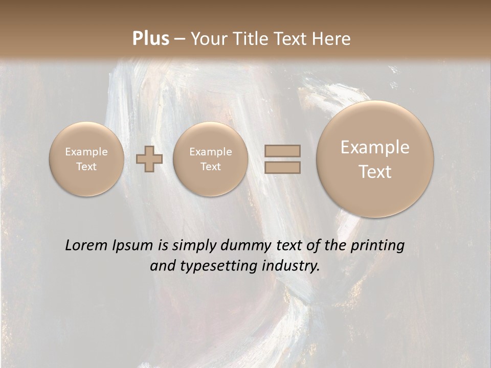 A Painting Of A Woman In A White Dress PowerPoint Template