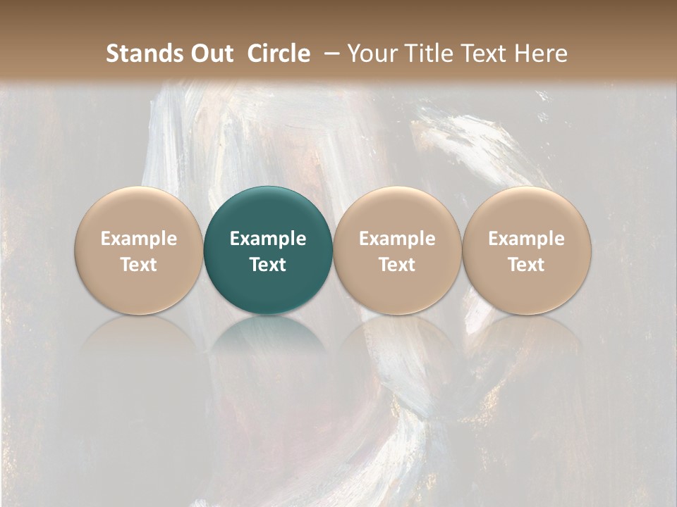 A Painting Of A Woman In A White Dress PowerPoint Template