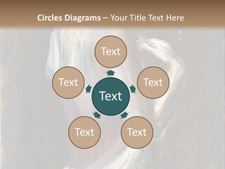 A Painting Of A Woman In A White Dress PowerPoint Template