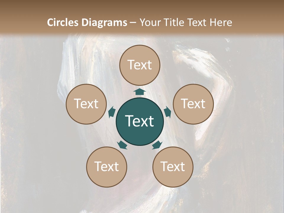 A Painting Of A Woman In A White Dress PowerPoint Template