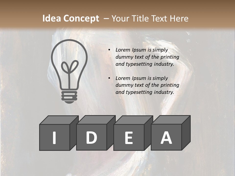 A Painting Of A Woman In A White Dress PowerPoint Template