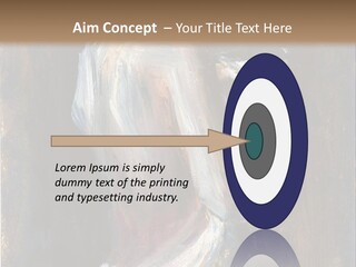 A Painting Of A Woman In A White Dress PowerPoint Template