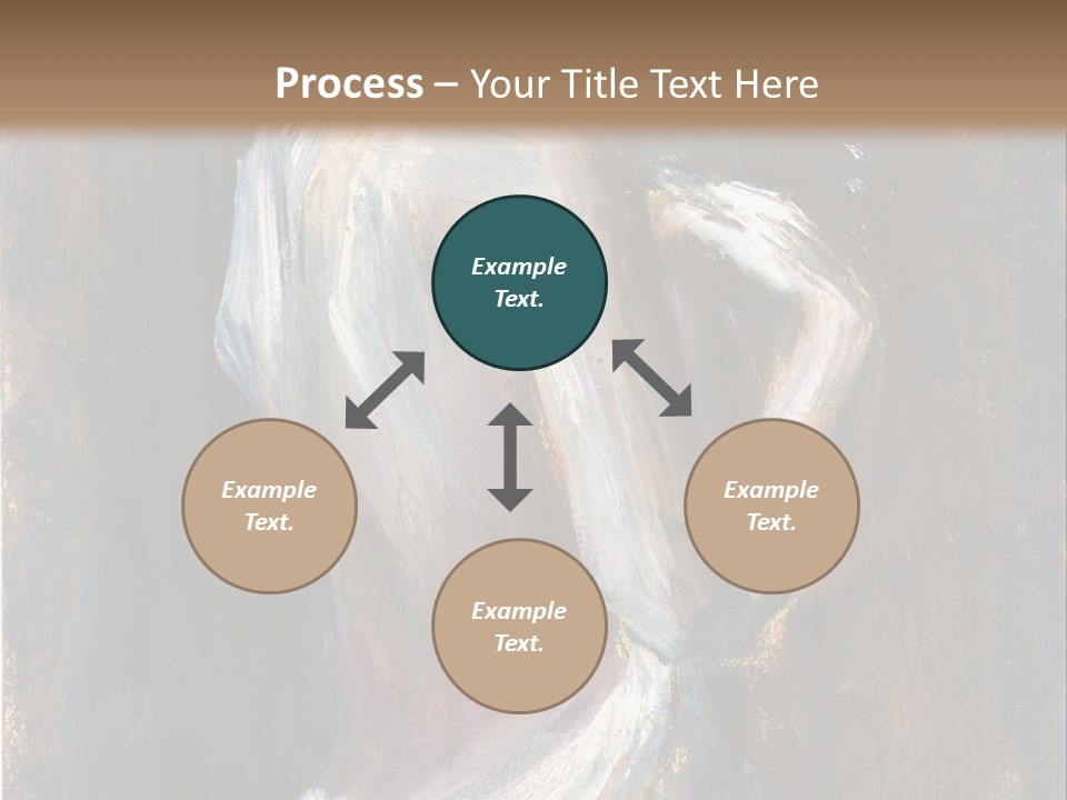 A Painting Of A Woman In A White Dress PowerPoint Template