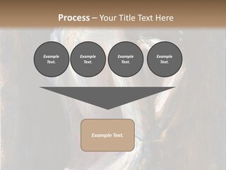 A Painting Of A Woman In A White Dress PowerPoint Template