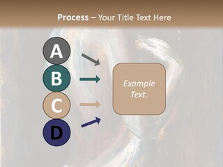 A Painting Of A Woman In A White Dress PowerPoint Template