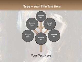 A Painting Of A Woman In A White Dress PowerPoint Template