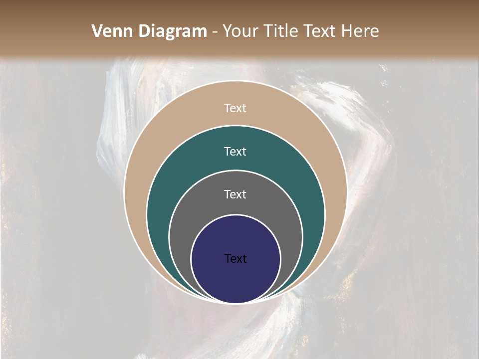 A Painting Of A Woman In A White Dress PowerPoint Template