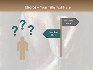 A Painting Of A Woman In A White Dress PowerPoint Template