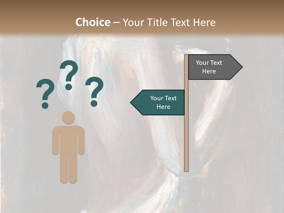 A Painting Of A Woman In A White Dress PowerPoint Template