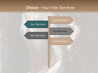 A Painting Of A Woman In A White Dress PowerPoint Template