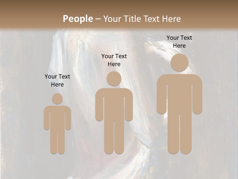 A Painting Of A Woman In A White Dress PowerPoint Template