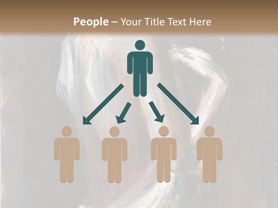 A Painting Of A Woman In A White Dress PowerPoint Template