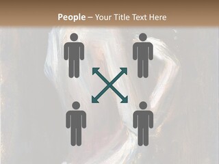 A Painting Of A Woman In A White Dress PowerPoint Template