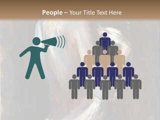 A Painting Of A Woman In A White Dress PowerPoint Template