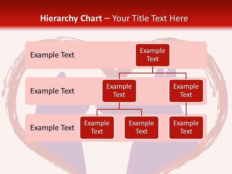 A Red And White Heart With Two Dogs In It PowerPoint Template
