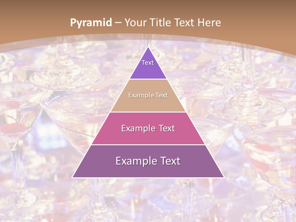 A Table Topped With Lots Of Wine Glasses PowerPoint Template