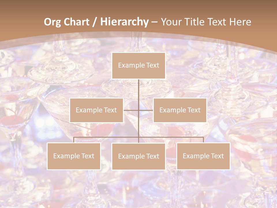 A Table Topped With Lots Of Wine Glasses PowerPoint Template
