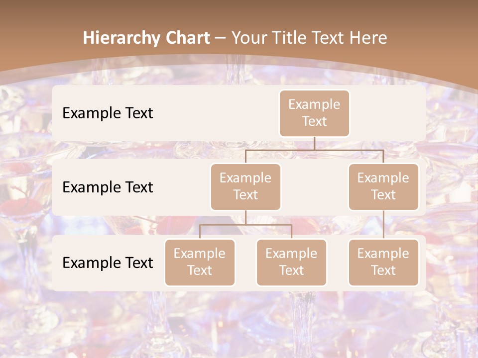 A Table Topped With Lots Of Wine Glasses PowerPoint Template