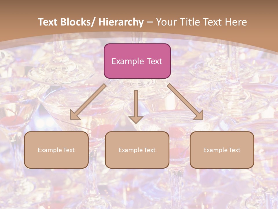 A Table Topped With Lots Of Wine Glasses PowerPoint Template