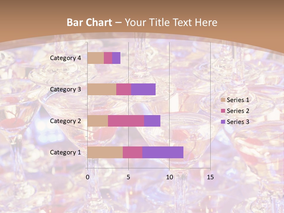 A Table Topped With Lots Of Wine Glasses PowerPoint Template