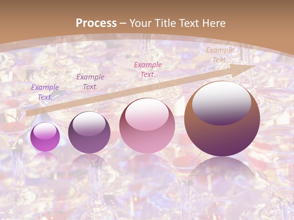 A Table Topped With Lots Of Wine Glasses PowerPoint Template