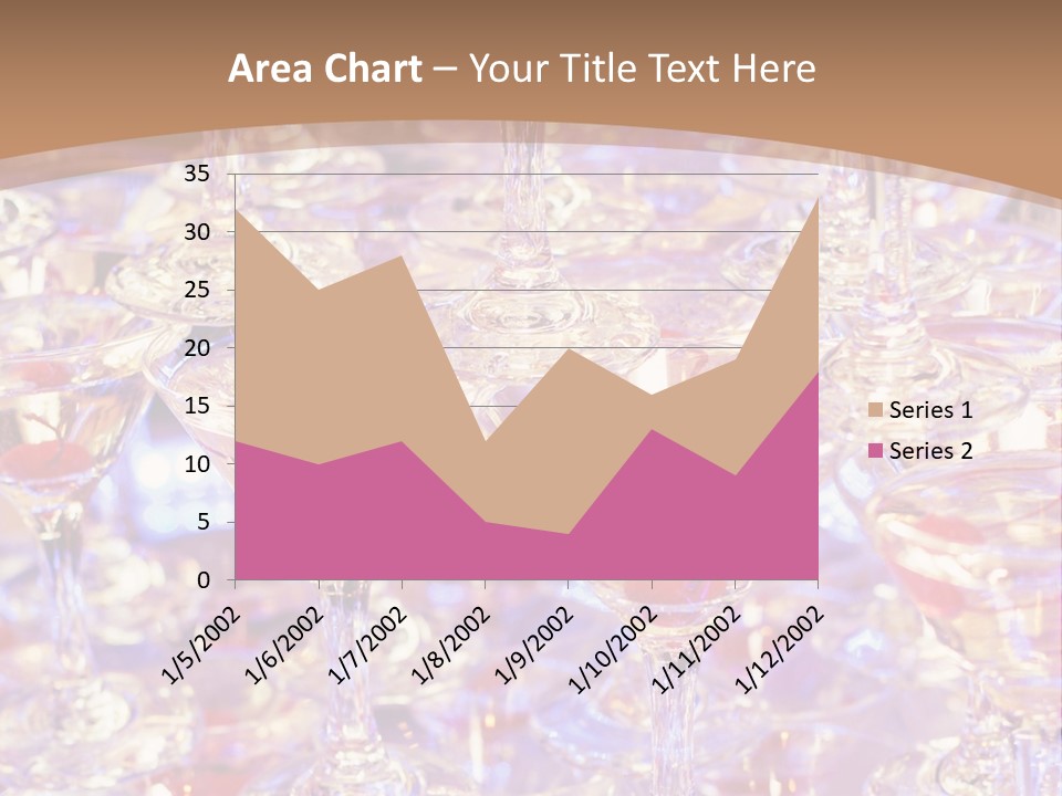 A Table Topped With Lots Of Wine Glasses PowerPoint Template