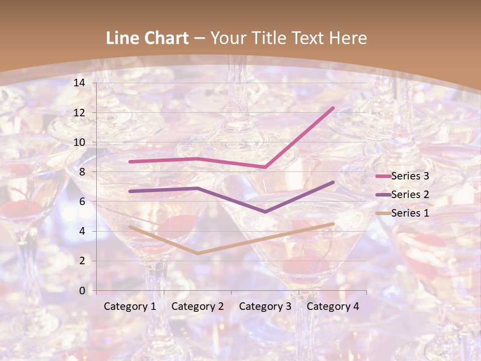 A Table Topped With Lots Of Wine Glasses PowerPoint Template