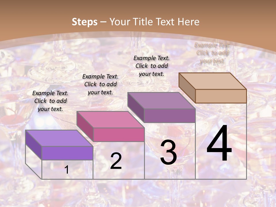 A Table Topped With Lots Of Wine Glasses PowerPoint Template