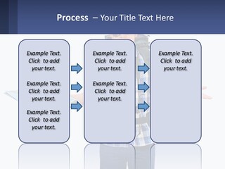 A Man With A Backpack Is Holding A Map PowerPoint Template