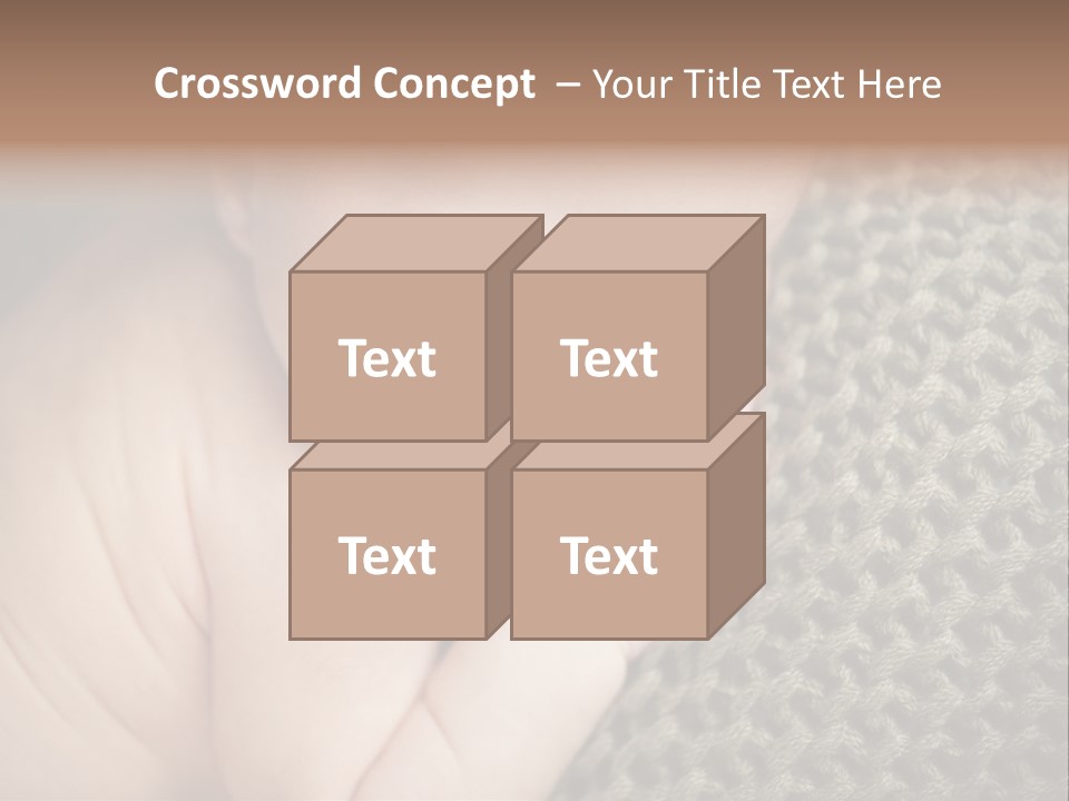 A Baby Is Laying Down On A Blanket PowerPoint Template