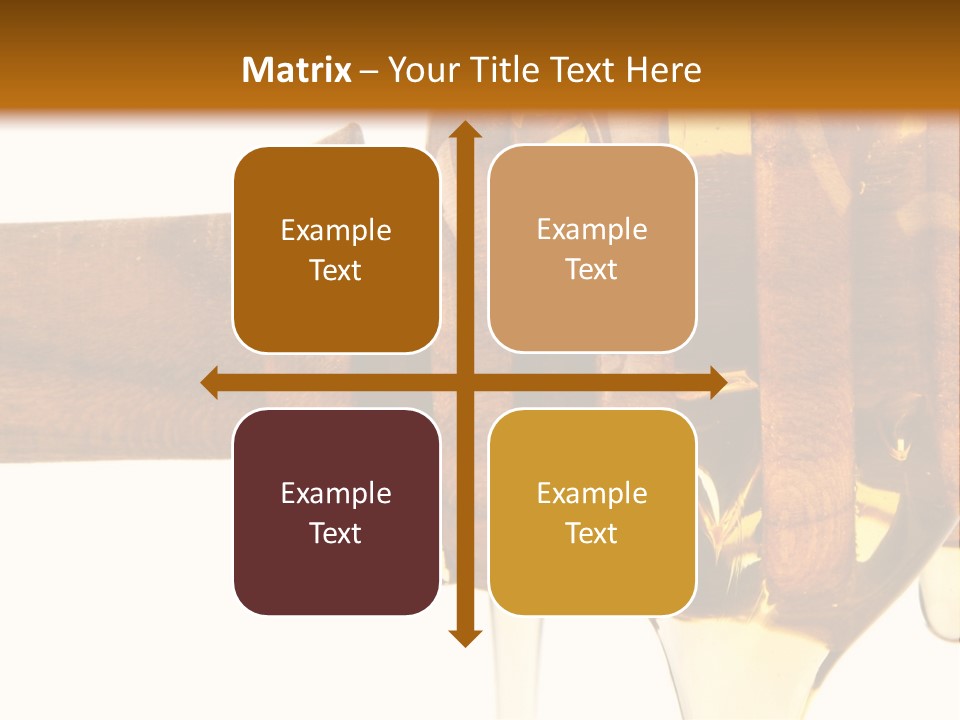 A Honey Dripping From A Wooden Spoon On Top Of A Table PowerPoint Template