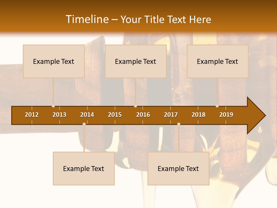 A Honey Dripping From A Wooden Spoon On Top Of A Table PowerPoint Template