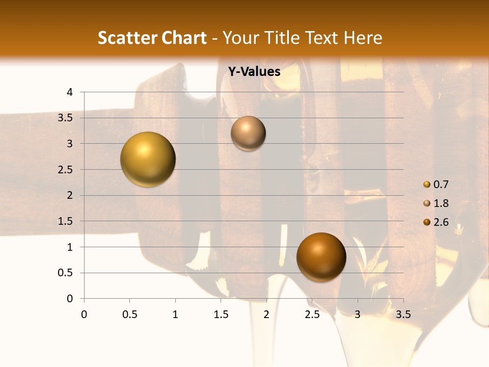 A Honey Dripping From A Wooden Spoon On Top Of A Table PowerPoint Template