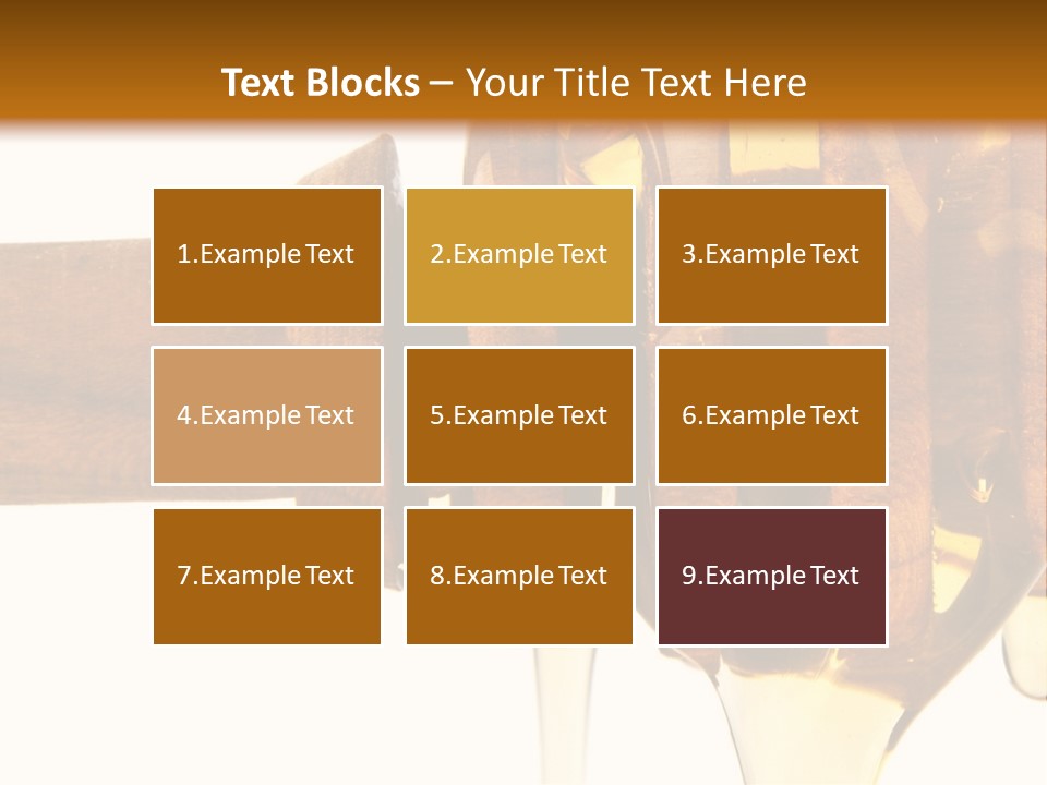 A Honey Dripping From A Wooden Spoon On Top Of A Table PowerPoint Template