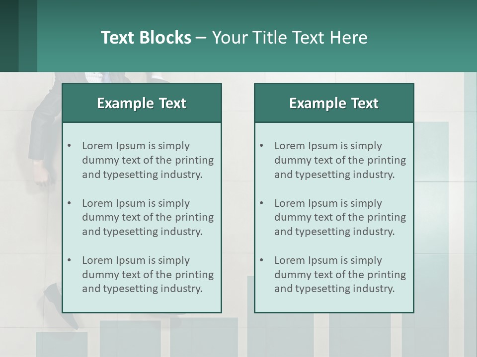 A Man In A Suit Jumping Up Into The Air PowerPoint Template