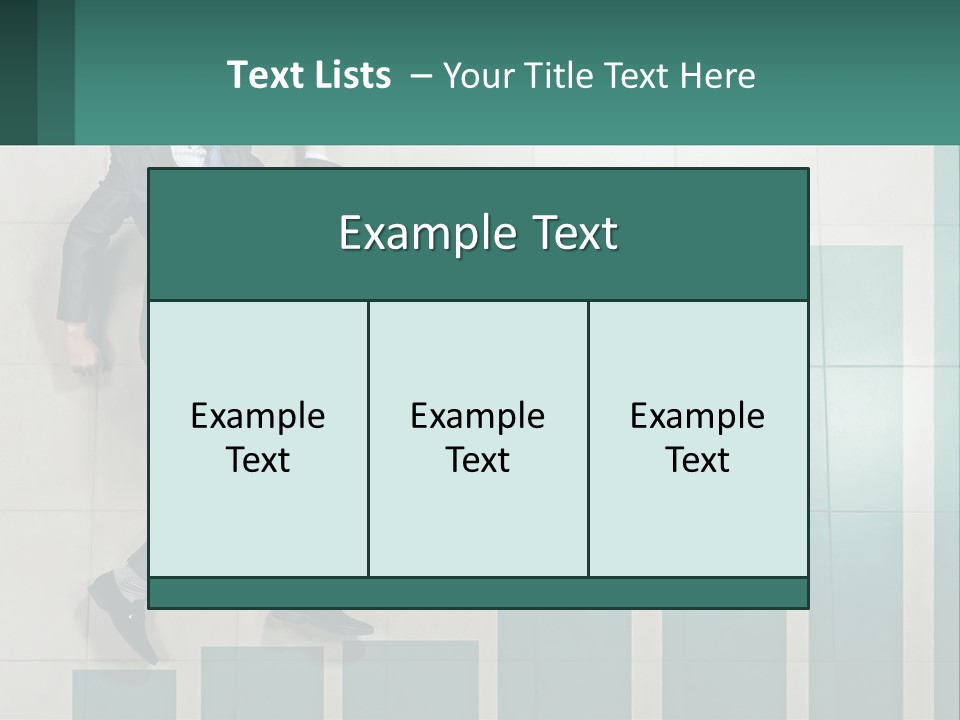 A Man In A Suit Jumping Up Into The Air PowerPoint Template