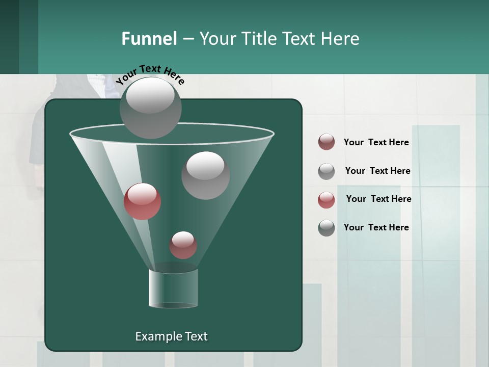 A Man In A Suit Jumping Up Into The Air PowerPoint Template