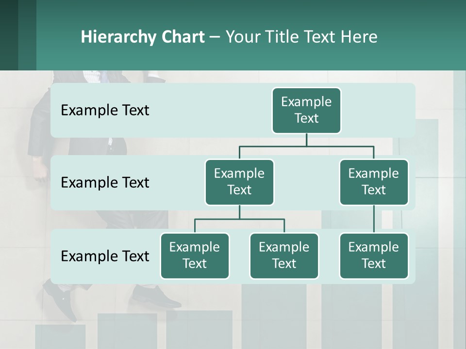 A Man In A Suit Jumping Up Into The Air PowerPoint Template