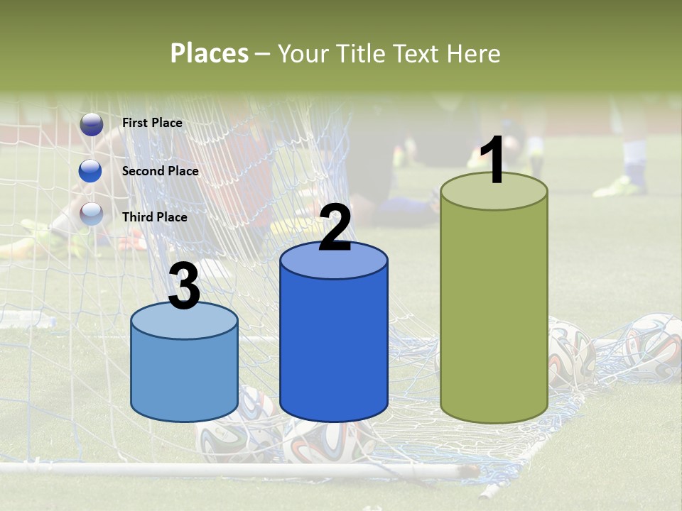 A Group Of Soccer Players Sitting On A Field PowerPoint Template